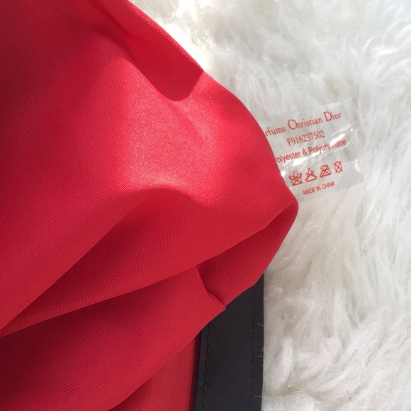 Christian Dior Parfums Black High Shine Faux Leather Clutch - Picture 5 of 11